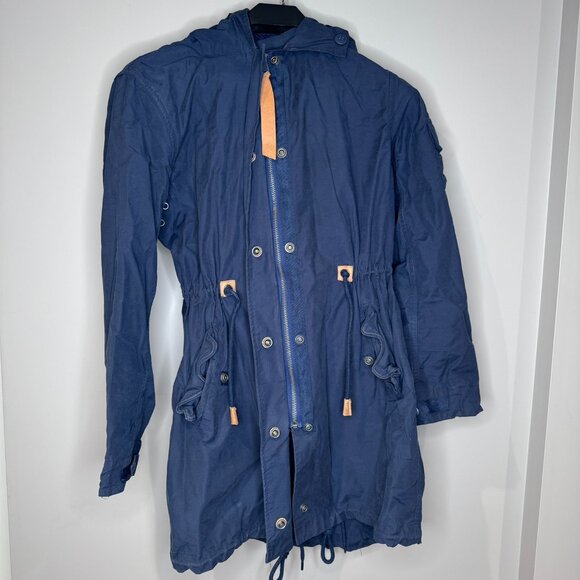 Penfield for Madewell "Hazelton Snorkel" Utility Jacket - Navy Blue, Small - Picture 5 of 13